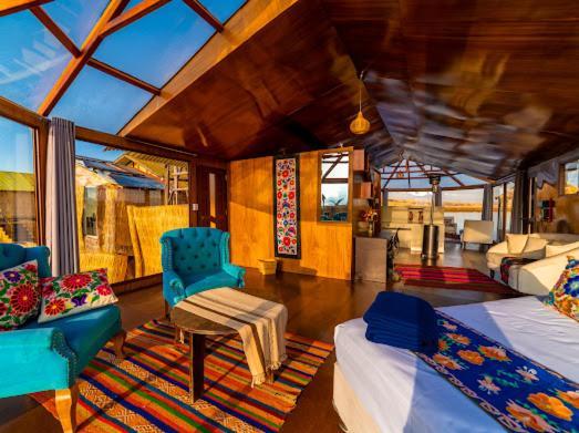 Uros Kay Pacha Lodge بونو الغرفة الصورة