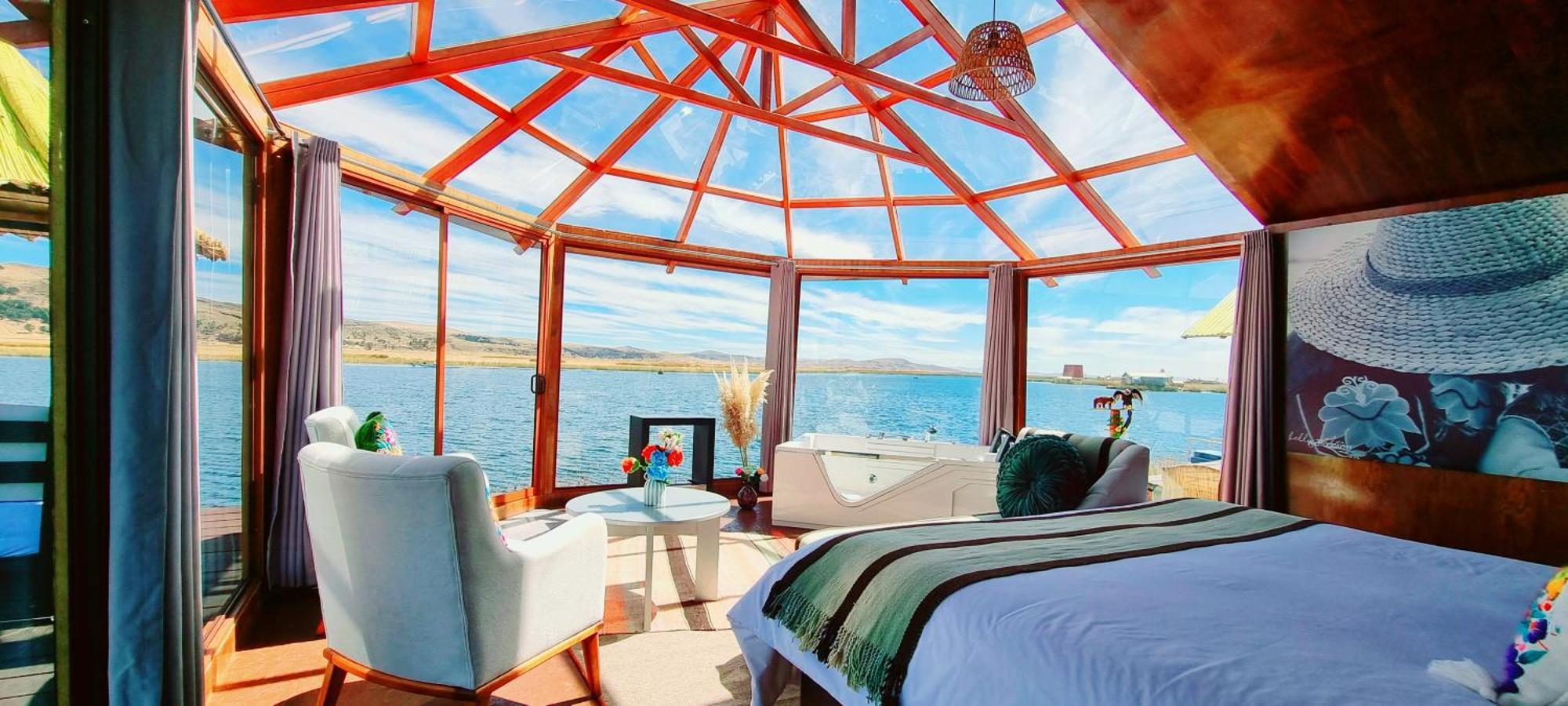 Uros Kay Pacha Lodge بونو الغرفة الصورة