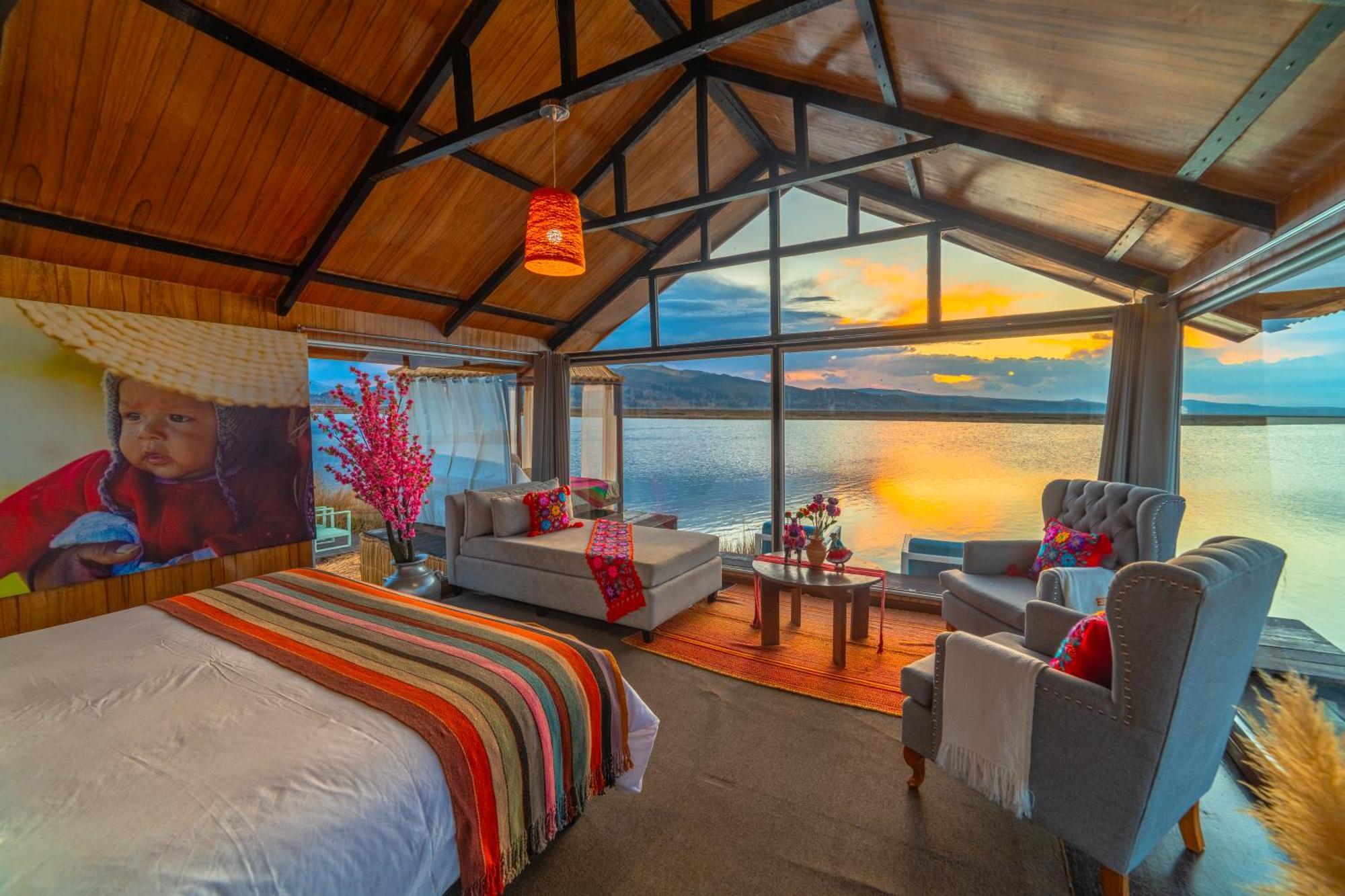 Uros Kay Pacha Lodge بونو الغرفة الصورة