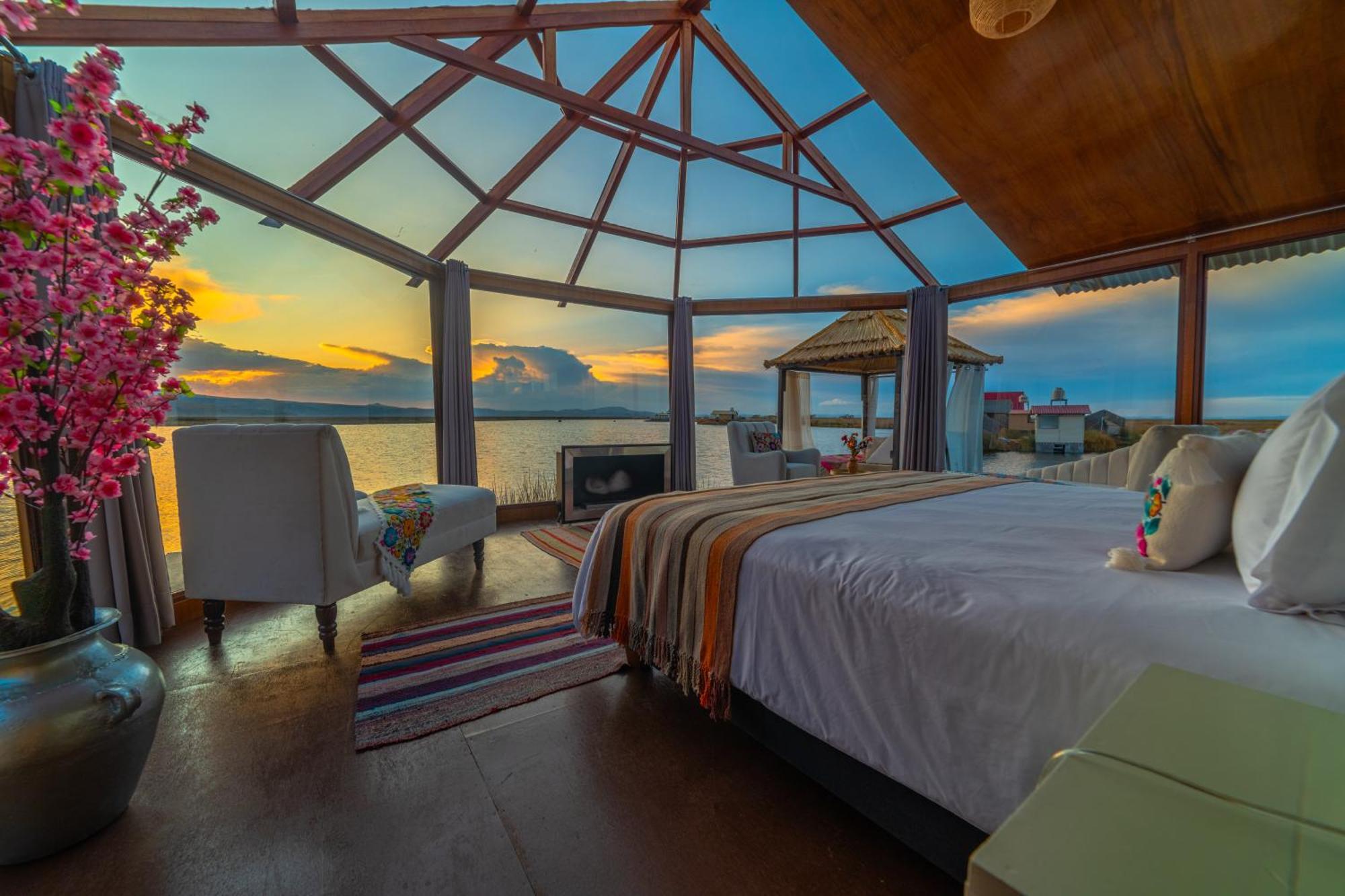 Uros Kay Pacha Lodge بونو الغرفة الصورة