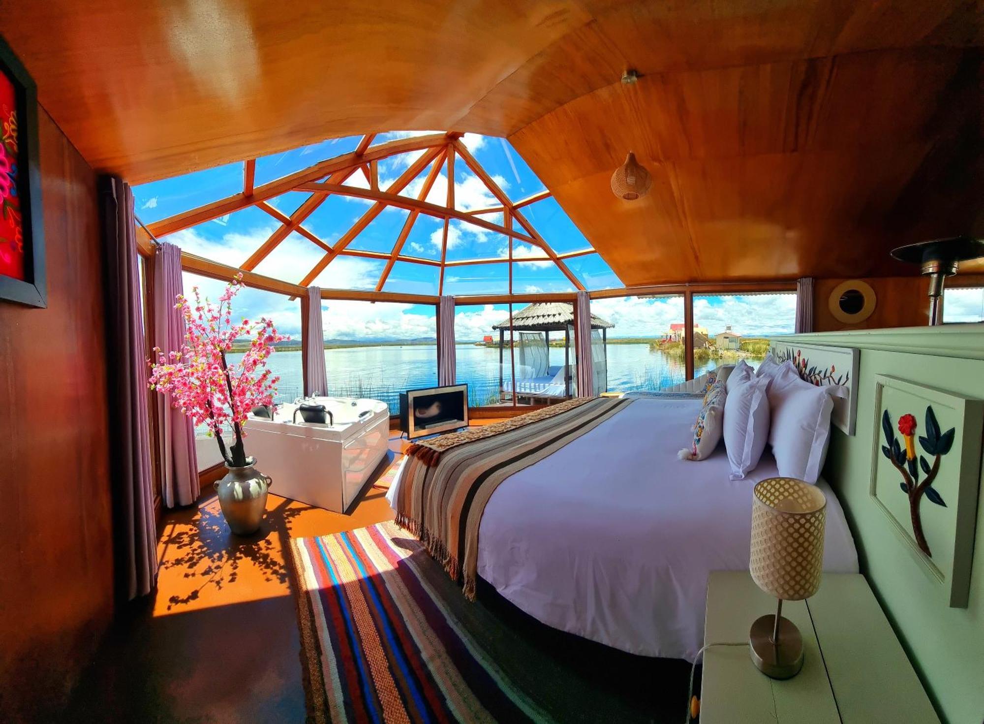 Uros Kay Pacha Lodge بونو الغرفة الصورة
