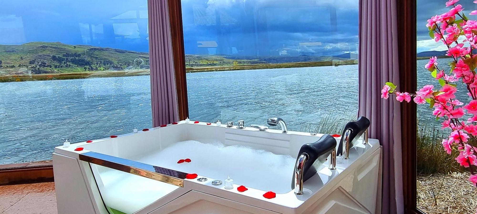 Uros Kay Pacha Lodge بونو الغرفة الصورة