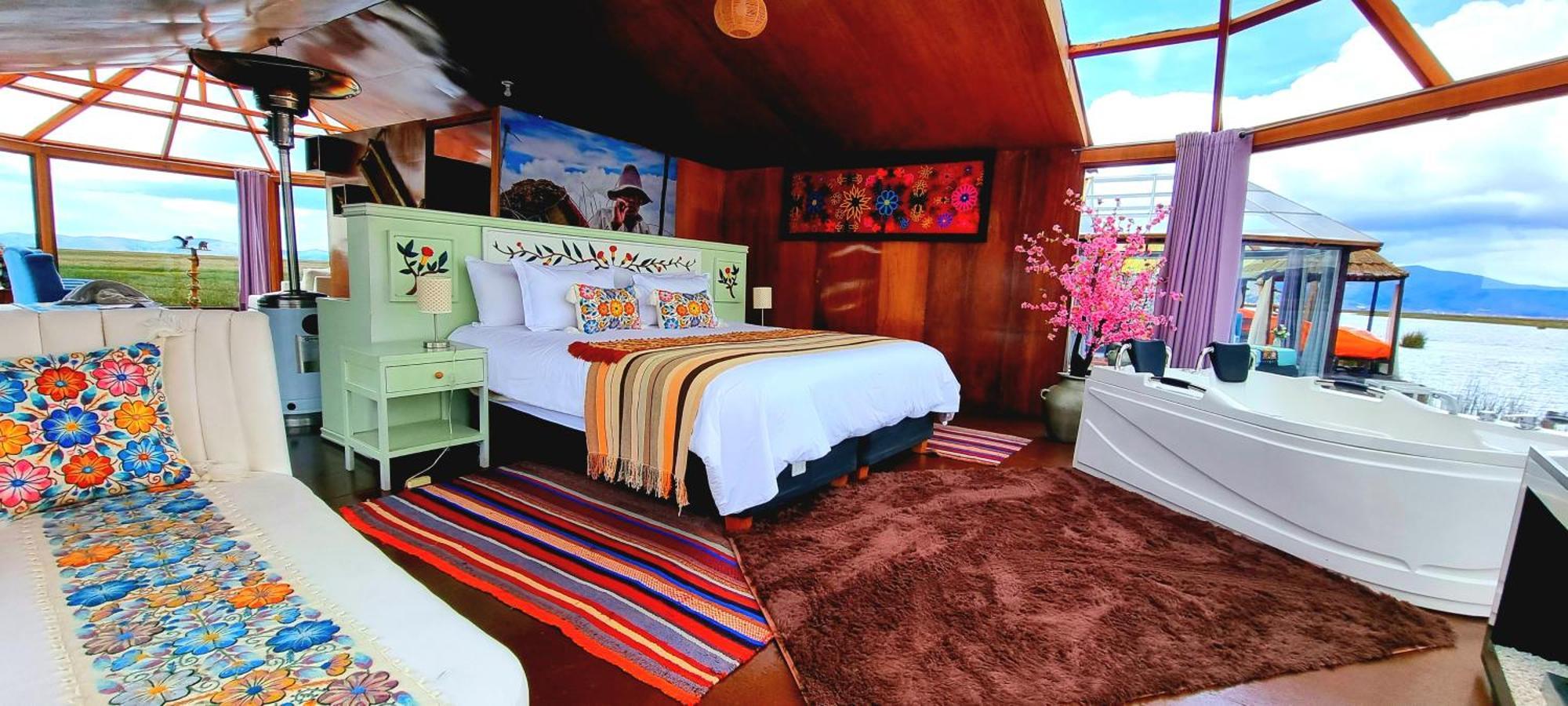 Uros Kay Pacha Lodge بونو الغرفة الصورة
