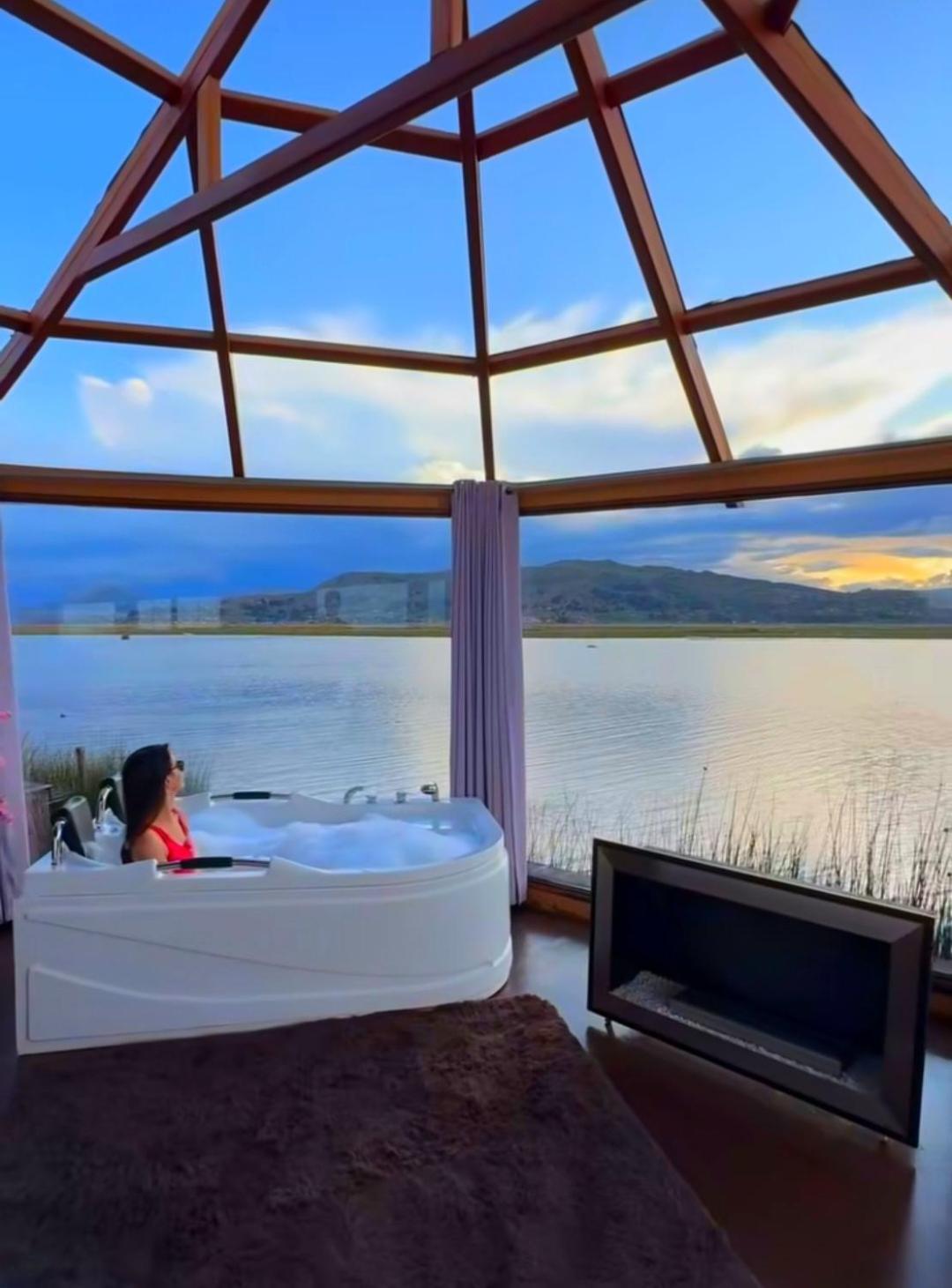 Uros Kay Pacha Lodge بونو الغرفة الصورة