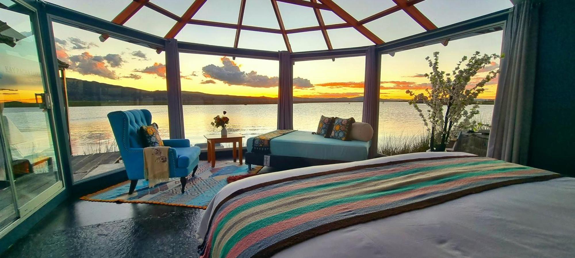 Uros Kay Pacha Lodge بونو الغرفة الصورة